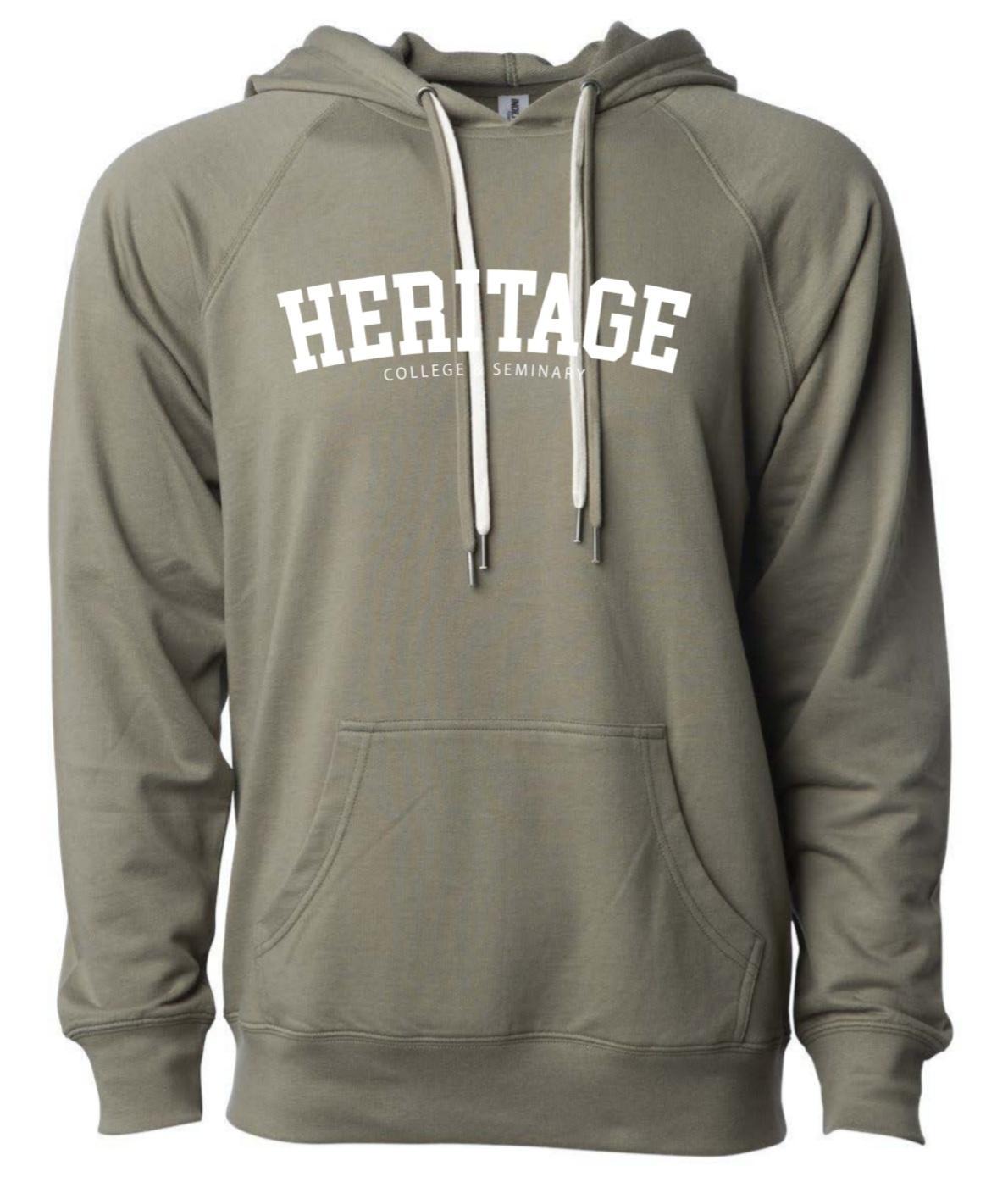 Olive Green Lightweight Hoodie