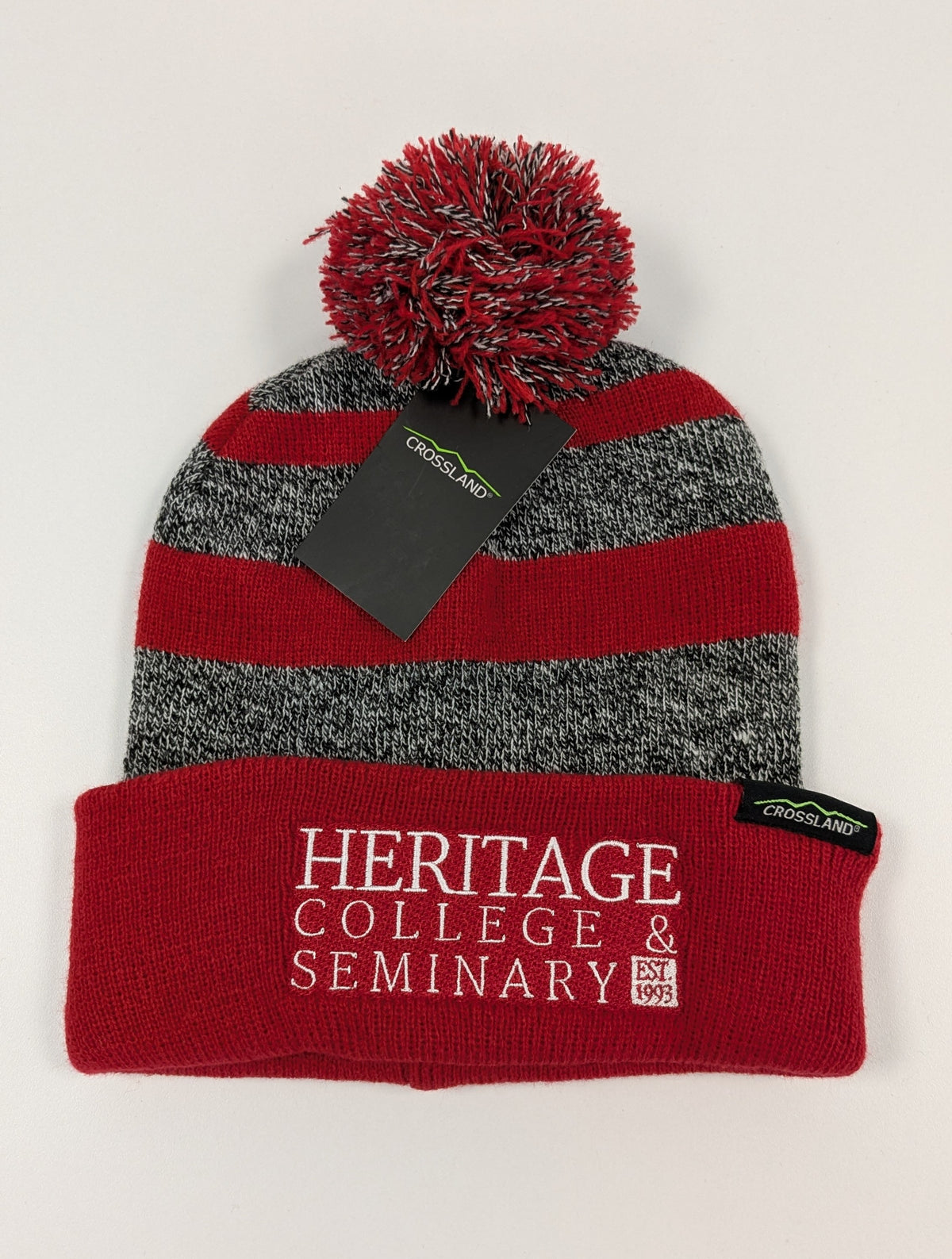 Red Toque with Pom Pom