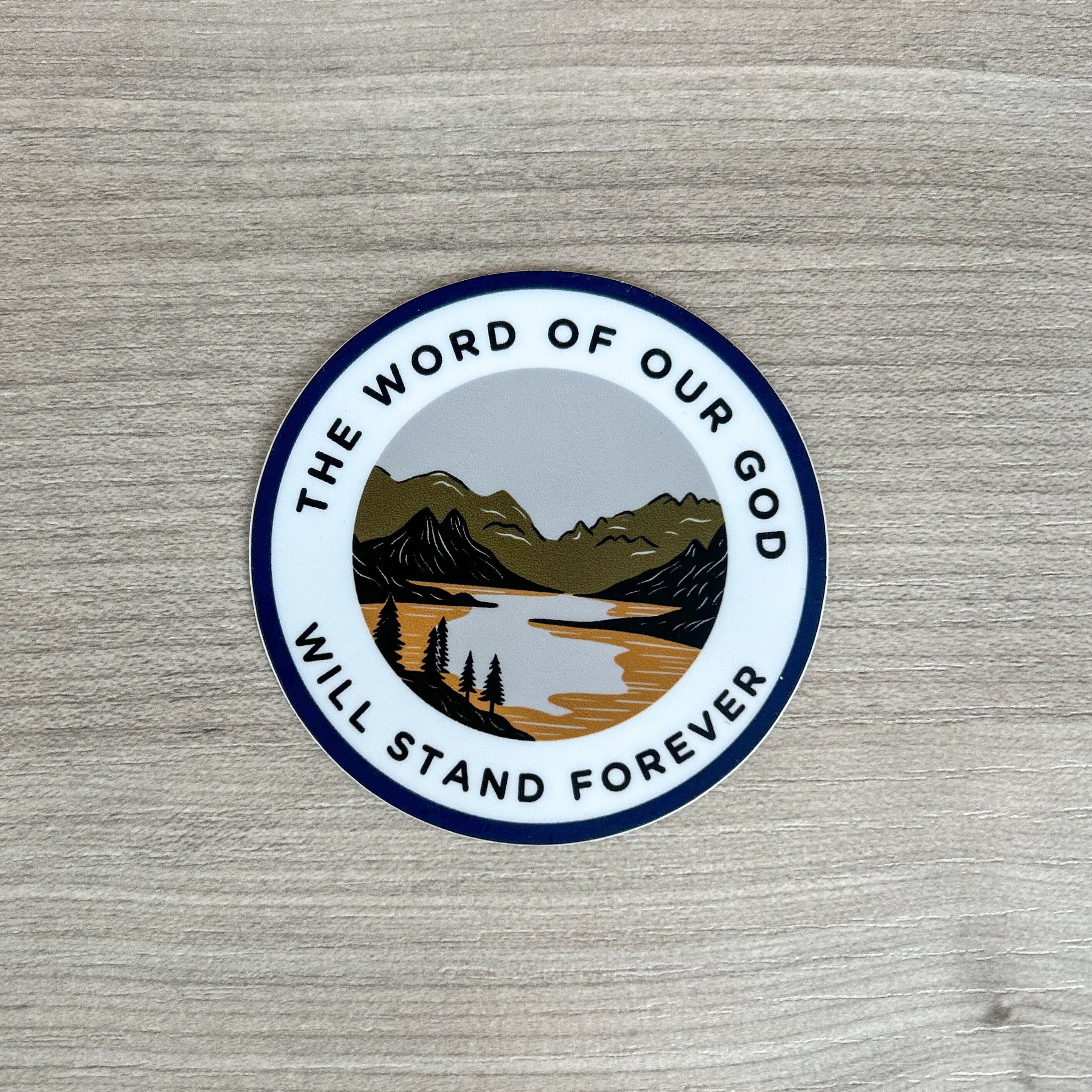 The Word Stands Forever Sticker (Natural)