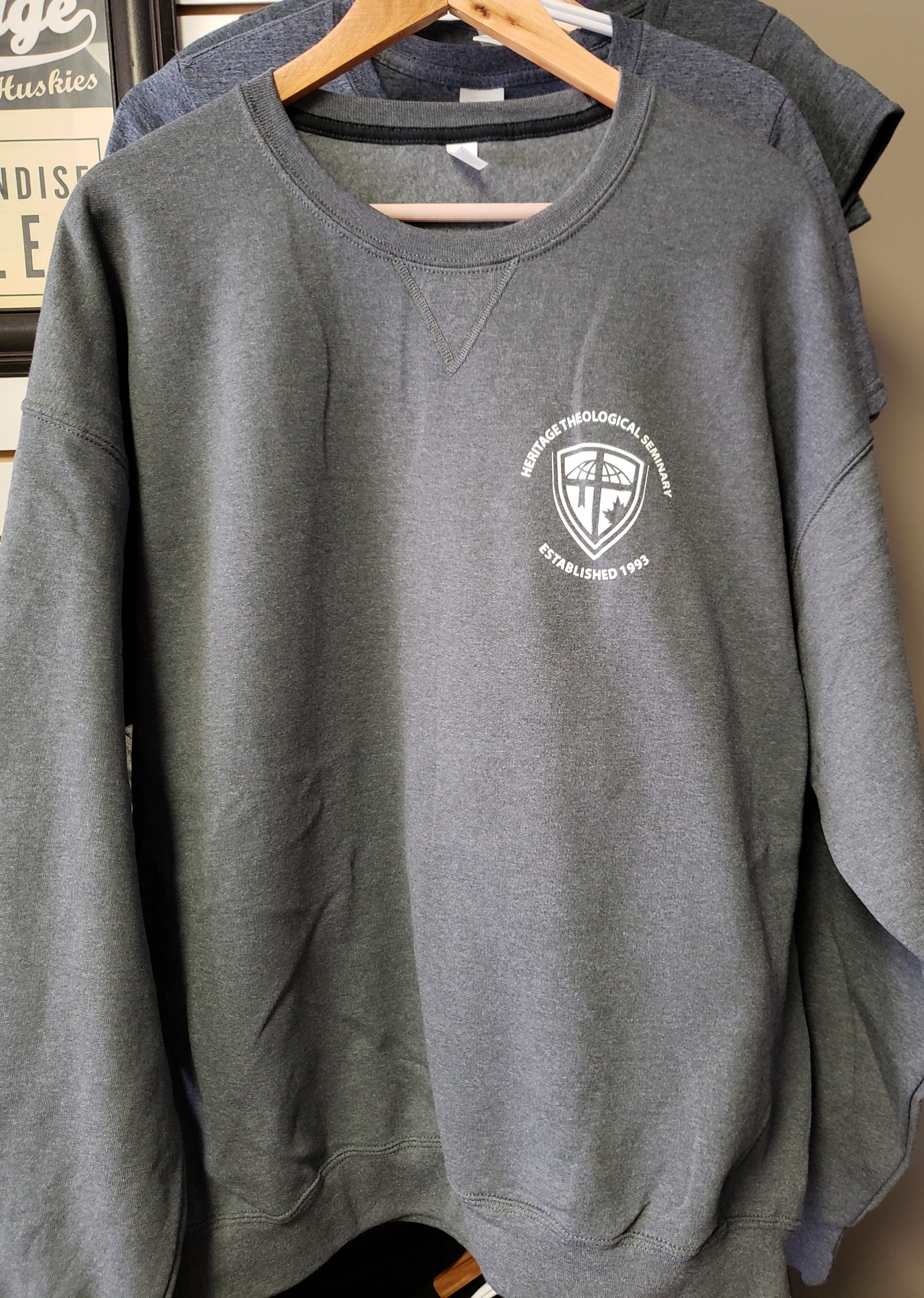 Grey Seminary Crew Neck